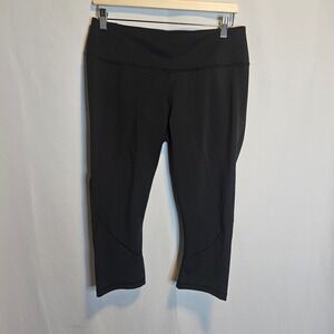 Mission VaporActive Black Capri Leggings Workout Gym Cropped XL